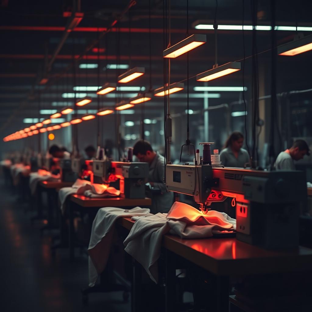 MK Enterprises garment production floor